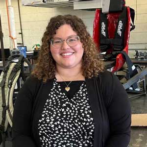 Anna Carter, a recent graduate of Southern Illinois University Carbondale, led a team of students that built a custom adaptive mobility device.