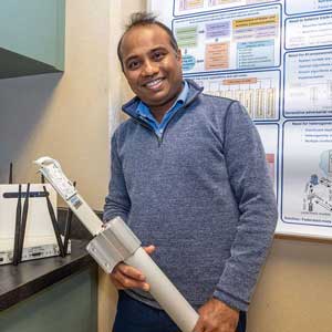 Gayan Aruma Baduge, associate professor in the School of Electrical, Computer and Biomedical Engineering, is leading an international team of researchers working with a total of $1.13 million in grant money