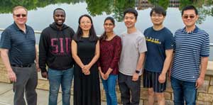 Members of an SIU team researching green ways